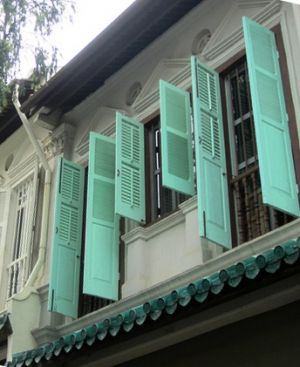 Colonial architecture - pale teal turquoise shutters.jpg